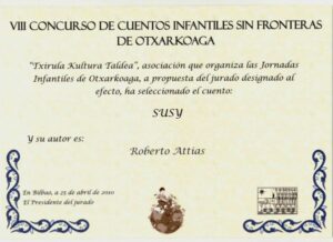 La asociación Txirula Kultur Taldea de Otxarkoaga, por los niños