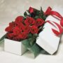 Rosas en el día de la amistad, o de los enamorados, o de San Valentín, el día del amor.