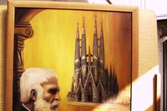 Homenaje a Antonio Gaudí por Gaby Landeros.