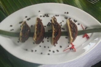 Pudding de pescado en hojaldre
