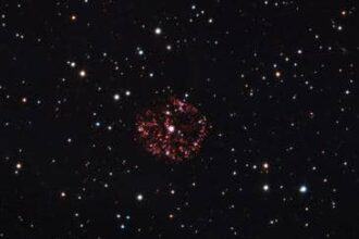La estrella GK Persei. Imagen: Universidad de Arizona vía Wikipedia