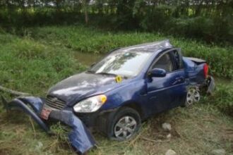 Vehículo accidentado, conducido por Carromero