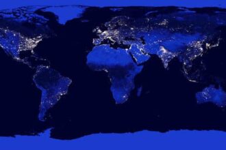 City Lights 2012 - Flat map