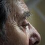 Ojo hombre. Demencia. Soledad