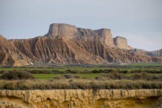 Bárdenas reales. Fotografía cedida por el Archivo de Turismo 'Reyno de Navarra'. Foto: Patxi Uriz.