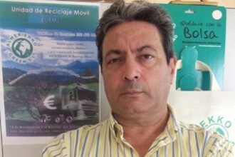 Javier Fernández Burgada, creador de la Unidad de Reciclaje Móvil