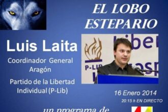 Luis Laita, Coordinador Aragón P-Lib Partido de la Libertad Individual