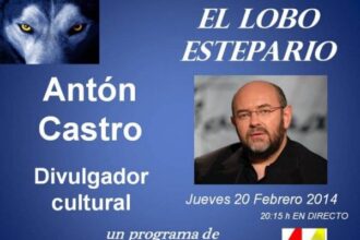Antón Castro en El Lobo Estepario con Raúl Tristán