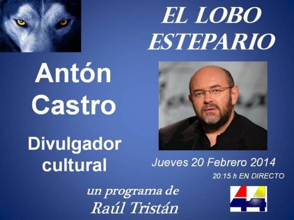 Antón Castro en El Lobo Estepario con Raúl Tristán