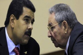 Raúl Castro y Nicolás Maduro