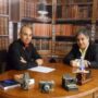 El Lobo Estepario. Raúl Tristán (izda.) entrevista a José Luis Corral (dcha.)