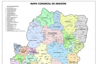 mapa comarcal aragon