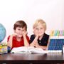 niños estudiar