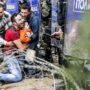 Refugiados sirios Idomeni Grecia Macedonia