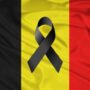 bandera belgica lazo negro