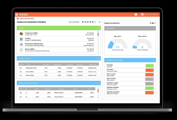 ERP para distribución controla tu inventario, pedidos y entregas en una sola plataforma